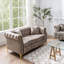  64.1" Retro-Style Velvet Loveseat-115948921