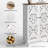 47" Tall Storage Cabinet with Shelves, Stylish Accent Cabinet with 2 Doors & Multi-Use Sideboard Buffet,White-1708834872