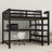 Hawwah Kids Full Loft Bed-812297486