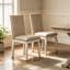 Chaises de salle à manger rembourrées avec têtes de clou (ensemble de 2)-748793333-748793331-748793328