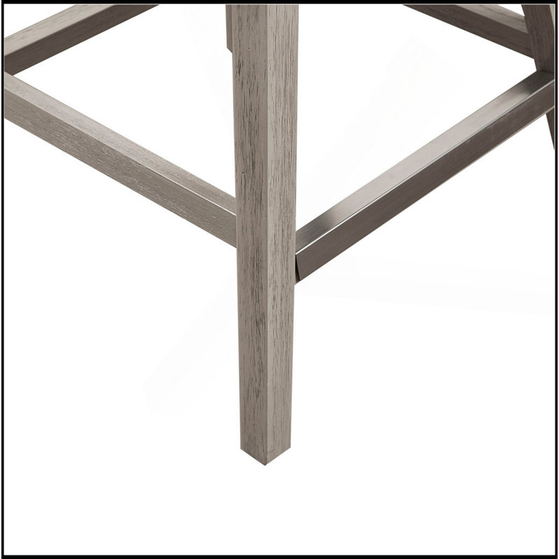 Tabouret de comptoir pivotant 25,75 po, Gris anthracite