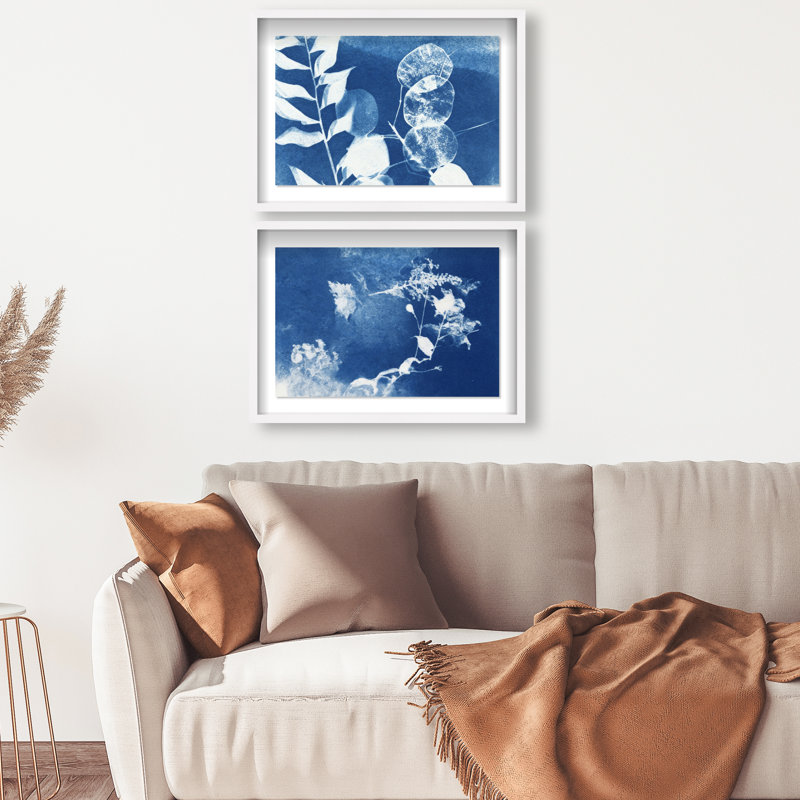 Faded Poetry Set Set by Oliver Gal, 25.5"H x 17.5"W, White Shadowbox