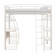 Agastya Twin Metal Loft Bed with Bookcase by Isabelle & Max