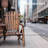 Double Adirondack Chair Loveseat,Double Wooden Adirondack Chair With Ice Bucket,Outdoor Loveseat With High Backrest