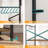 Kickemuit 23.5" Kitchen Bakers Rack, Baker Rack with Power Outlet, Bakery Rack with Microwave Stand Storage Shelf, Coffee Bar Table with 6 S-shaped Hooks-1781631008