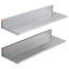 2 Piece L-Shaped Metal Floating Shelf-2089975000