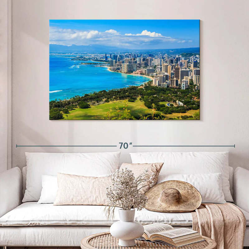 Rorry Honolulu Hotels, 32" H x 48" W