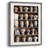 Ignatiuss Hat Blocks II - Matted and Framed Under Acrylic Glass, Large Living Room Wall Art-1985541115