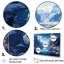 «Blue Winter Landscape In Greenland - Glacier», ensemble de décorations murales-107773768-107773773