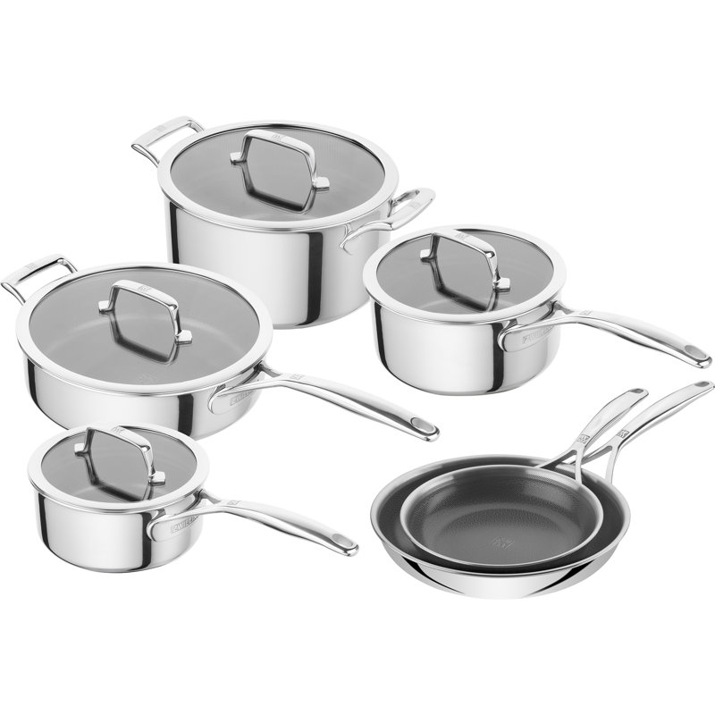 ZWILLING Peak 10-Pc Stainless Steel Dual Performance Cookware Set - Ceramic