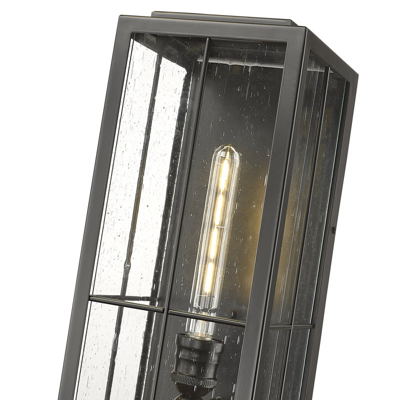 Applique murale d'extérieur 2 lumières Deebora, H 29,5 po x l 7,5 po x P 8 po