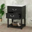 Meuble-lavabo 24 po avec lavabo, meuble-lavabo simple autoportant avec 2 tiroirs et tablette ouverte-124556493