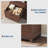 Farmhouse Lateral Wood File Cabinet with 2 Drawers, Full Extension Slides, Holds Legal Letter A4 Files, Wide Printer Stand, Heavy-Duty Frame, Rustic Brown