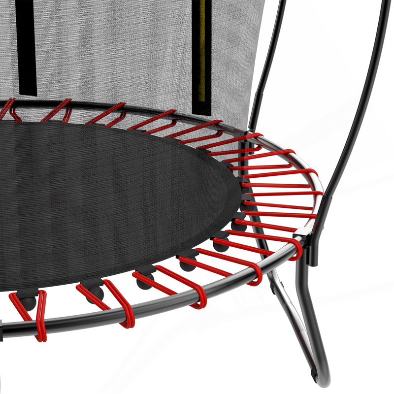 Trampoline rectangulaire TK - élastique - ROSE