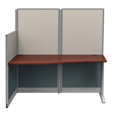 Regency Instant Office 65W x 33D Straight Workstation with Panel, Hansen Cherry