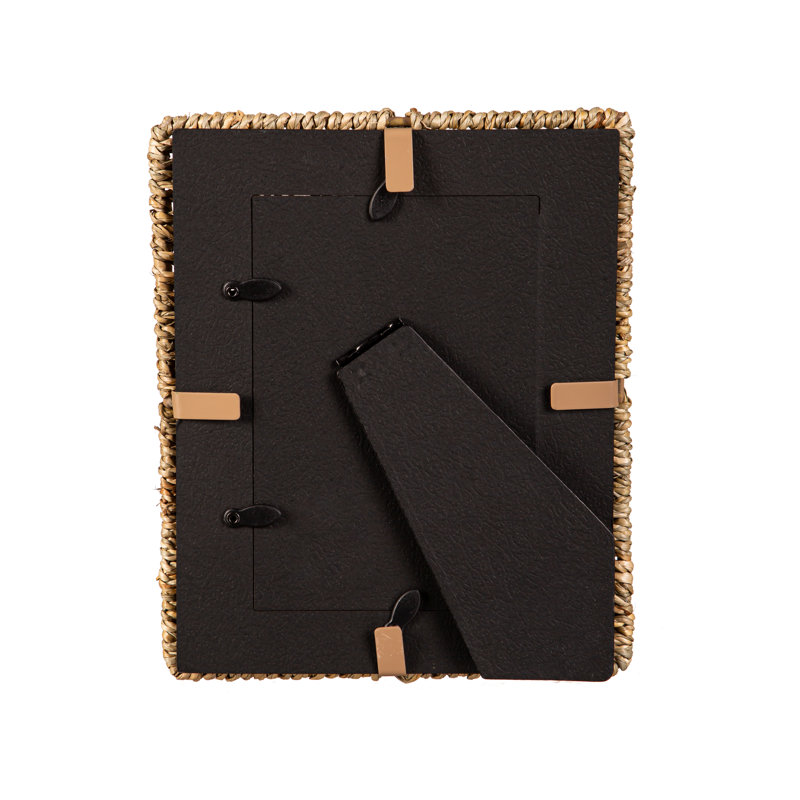 Rattan Picture Frame with Easel Back, 4"Lx6"H Photo