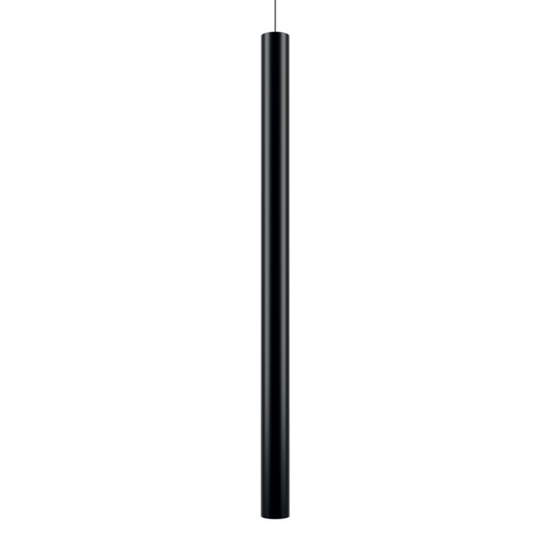 Lodes A-Tube Suspension Lamp Line-V, Matte Black, 39.37'' H X 2.36'' W X 2.36'' D
