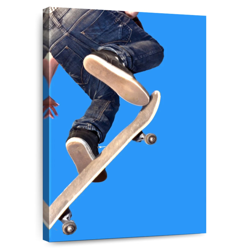 Senne Skateboard Stunt, 30" H x 20" W