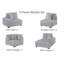 Ensemble modulaire 6 pièces Vergil