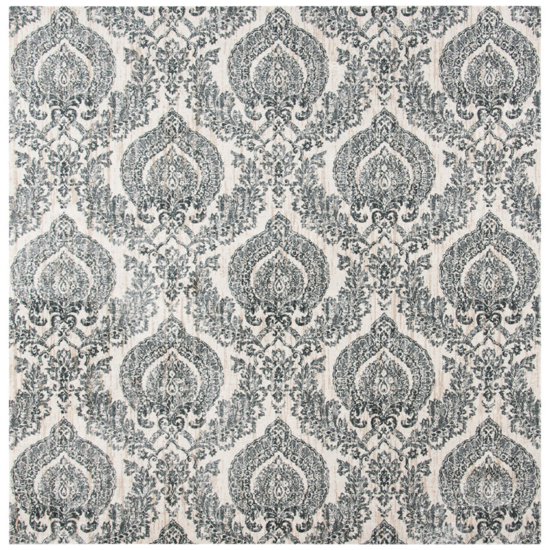 Coyer Performance Ikat Rug, Square 6'7"