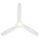Skylark 3 - Blade Indoor/Outdoor Smart Ceiling Fan with Adjustable CCT 2700K-3000K-4000K-5000K LED Light Kit and Remote Control Included, Works With Alexa and iOS or Android App