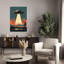 Area 51 UFO Abstract Contemporary Landscape Nature Wall Art Print-1355882802