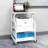 23.6 x 19.7 x 29.5 inches Large Printer Stand Printer Desk with Adjustable Storage Shelf on Wheels-105896617