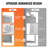VEVOR 42'' 2 Outdoor Kitchen