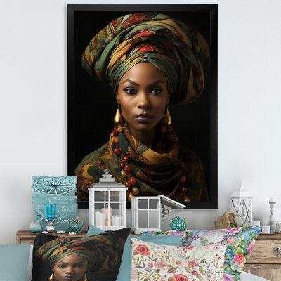 «Kyriakos African Woman Poetry I», reproduction sur toile