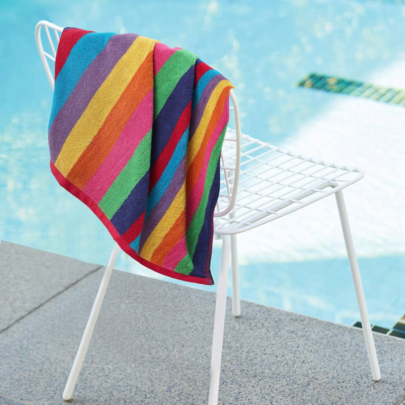 100% Cotton Beach Towel, Miami Vibe