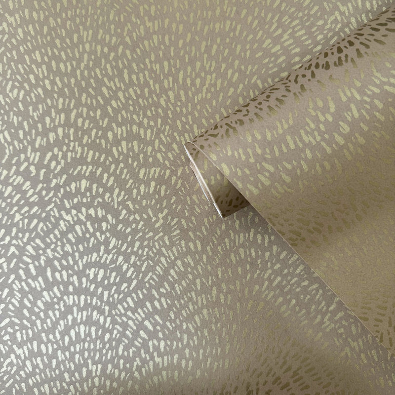 Zen 1000cm x 57cm Wallpaper Roll, Gold