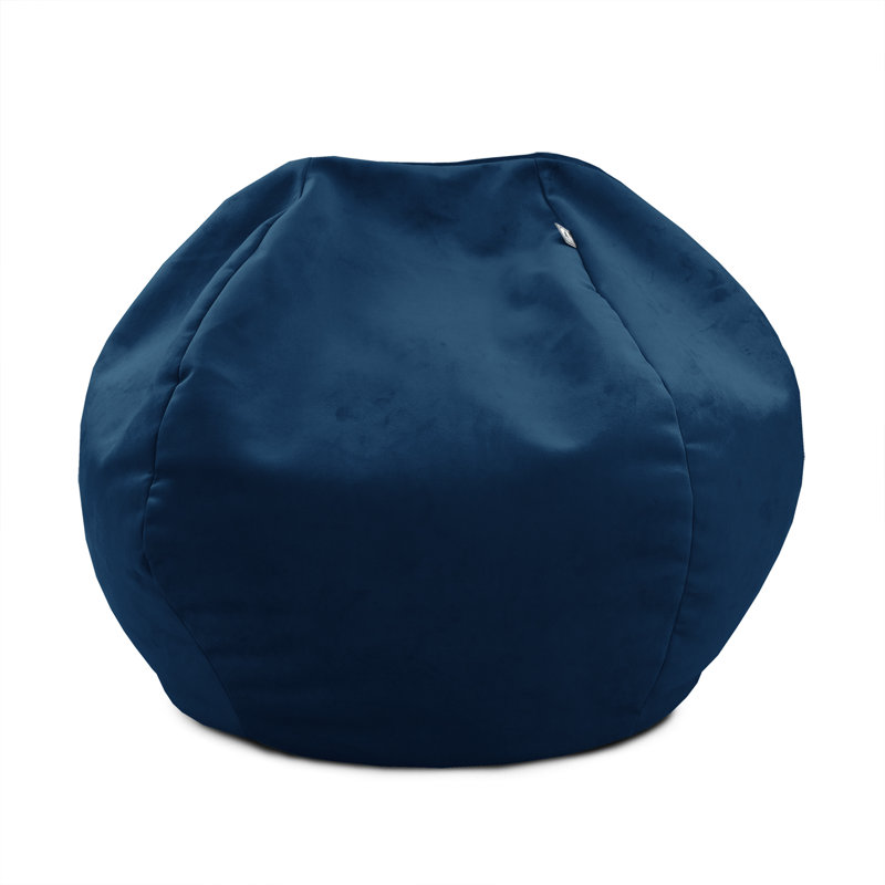 rucomfy Beanbags Plush Velvet Kids Slouchbag Bean Bag Chair - Machine Washable Luxury Soft Classic Childrens Playroom Beanbag Seat - Beanbag with Filling - 60 x 80cm