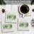 Winter Blessings 4-Pack Tumbled Tile Stone Coasters