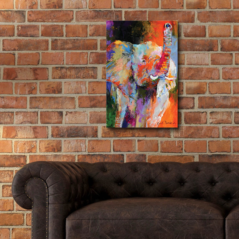 Bungalow rose «artele1» par Richard Wallich, art mural en verre acrylique, H 24 po x l 16 po x P 0,2 po