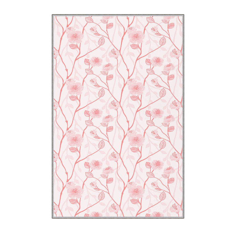 Tapis de couloir élégant (3,3 x 6,6 pi), 100% polyester, d'une hauteur de poils de 0,3 po | Antibactérien, PVC antidérapant dessous | Impression numérique 3D, lavable à la machine | Parfait pour les vestibules et les espaces de vie, durable et facile d'entretien