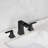 Waterfall 8 In. Widespread Double Handle Stainless Steel Bathroom Faucet-103539575