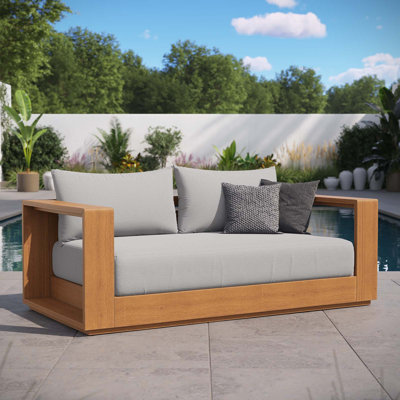 Causeuse d'extérieur en bois d'acacia Tahoe