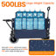 Convertible Folding Wagon Cart With Canopy-125205270