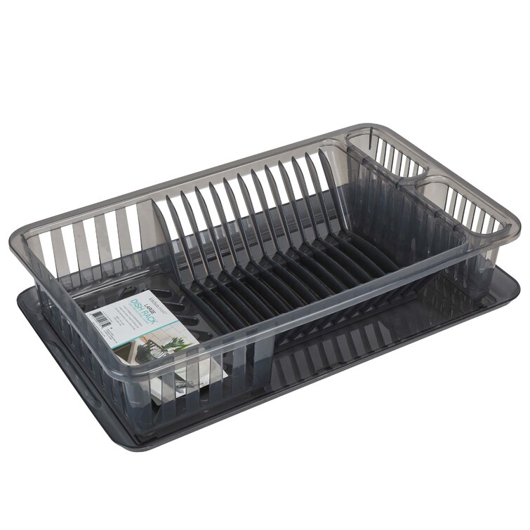 Plastic Sinkin In-Sink Dish Rack Black - Umbra