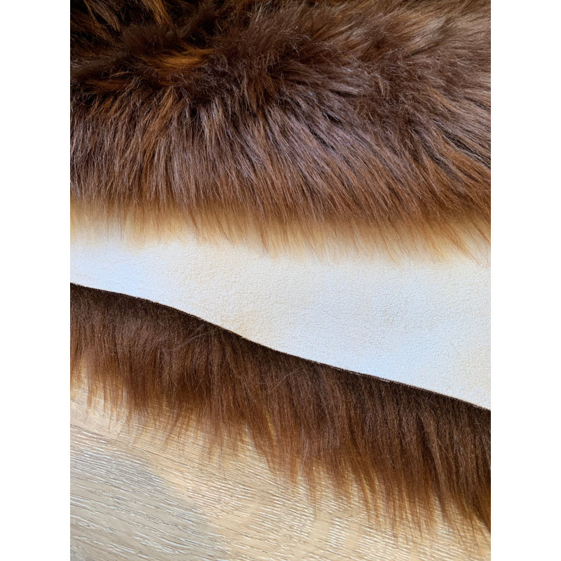 Mar Vista Faux Sheepskin Indoor Rug, Runner 2'6" x 12'