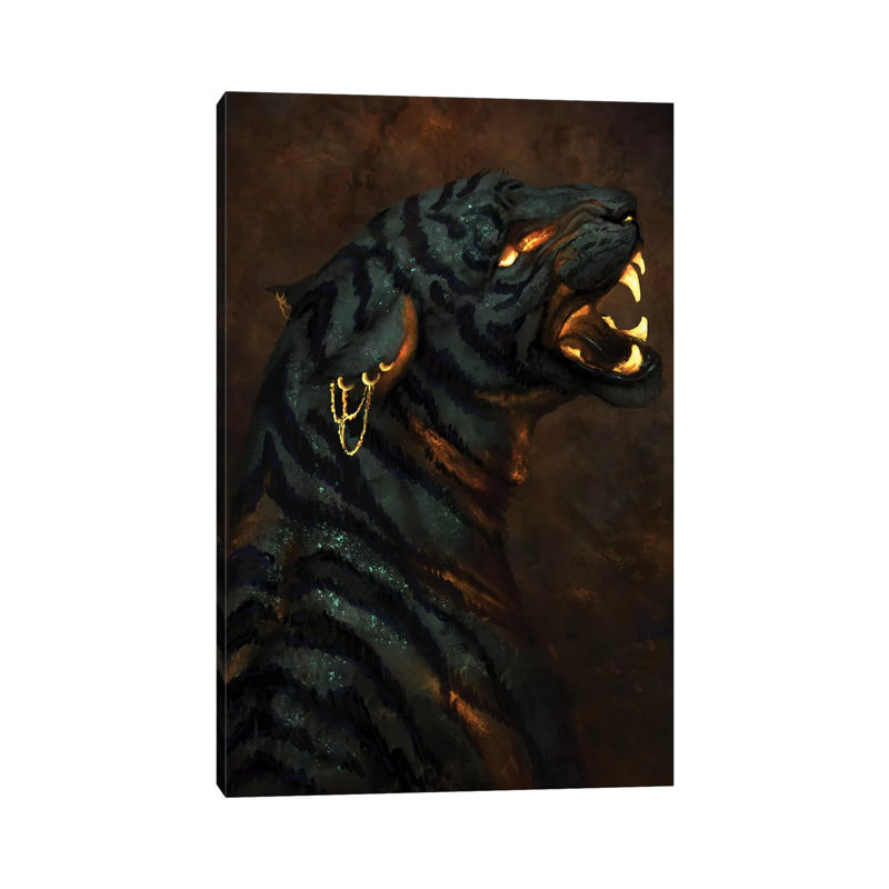 Cinder by Jade Merien - Print on Canvas, 101.6cm H x 66.04cm W x 3.81cm D, Wrapped Canvas