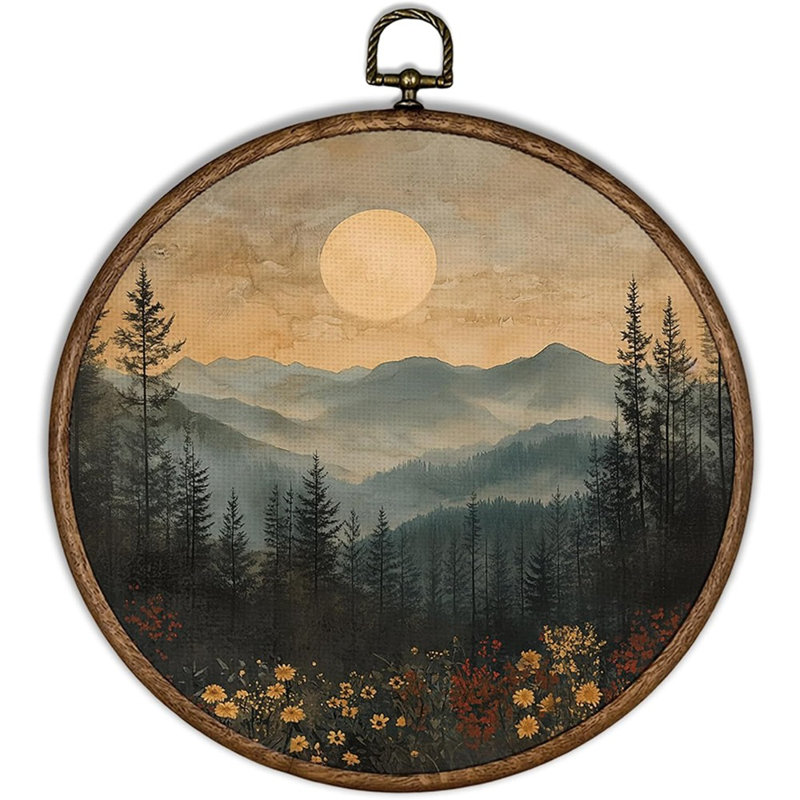 Art mural forêt Forest Moon