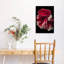 Vibrant Red Betta Fish Colorful Delicate Elegant Fish Nature Portrait Wall Art Print 1 Piece Wrapped Canvas Wall Art-1295076139