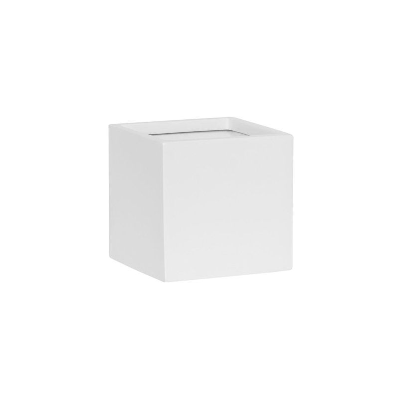 Fleur S, blanc mat, Blanc mat, H 5,91 po x l 5,91 po x P 5,91 po