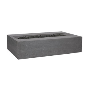 Milenia Concrete Propane/Natural Gas Fire Pit Table