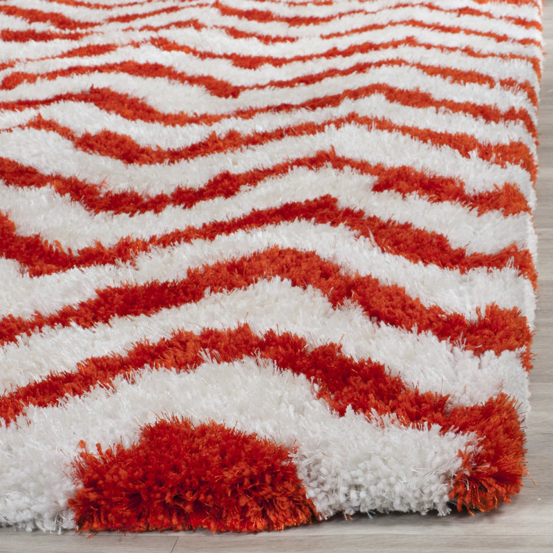 Tapis à chevrons performant touffeté à la main Pottsville Barcelona, Rectangle 3 pi x 5 pi