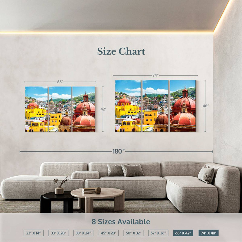Kavia Guanajuato Architecture, 42" H x 65" W
