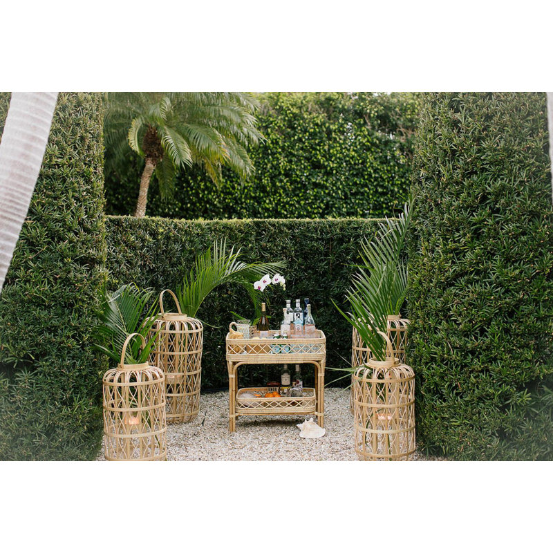 Amanda Lindroth Harbour Island Lantern, 44" H x 21" W x 21" D