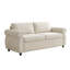 Canapé-lit double en lin avec matelas en mousse à mémoire de forme et garniture cloutée-1957770916-1957772829