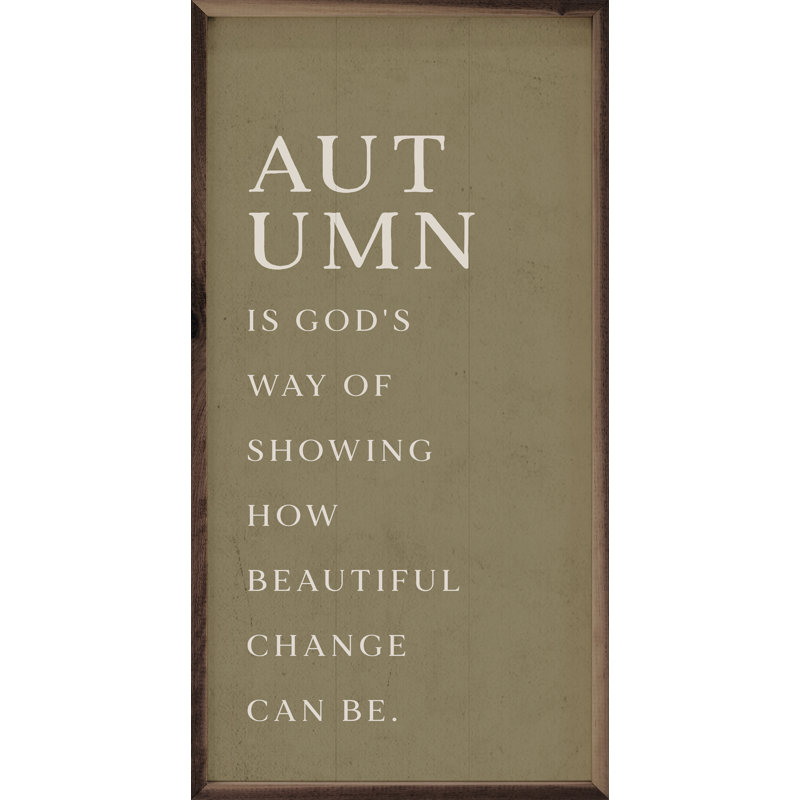 Autumn Is God Way II - vert, H 24 po x l 12 po